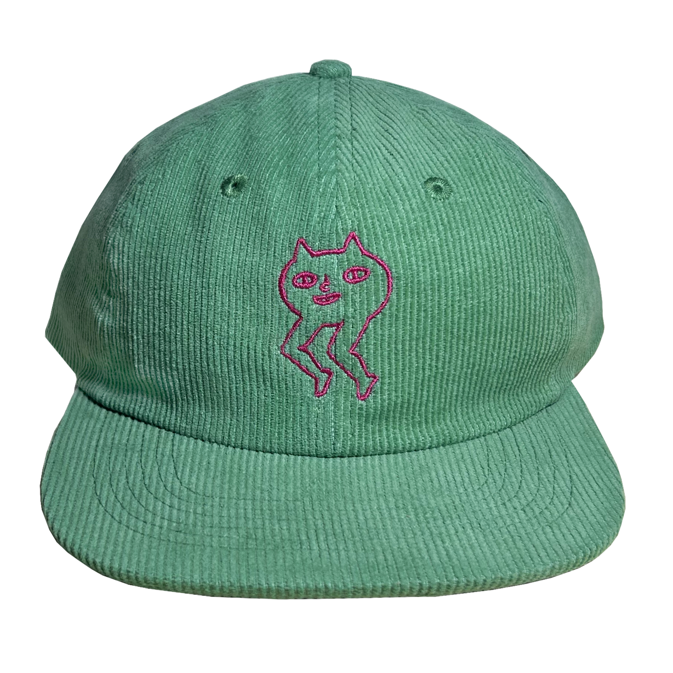catman corduroy cap