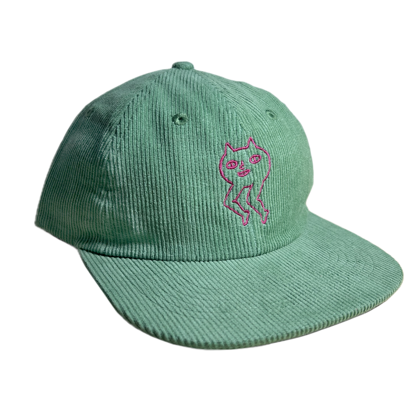 catman corduroy cap