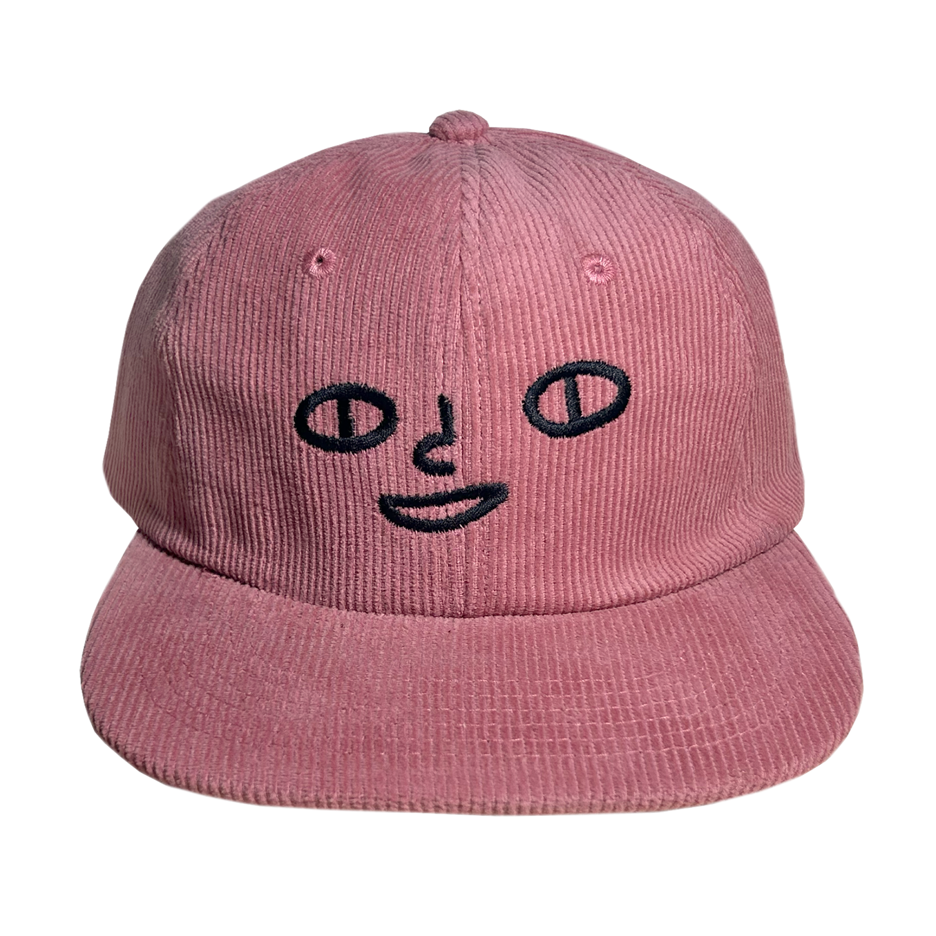 catman face corduroy cap