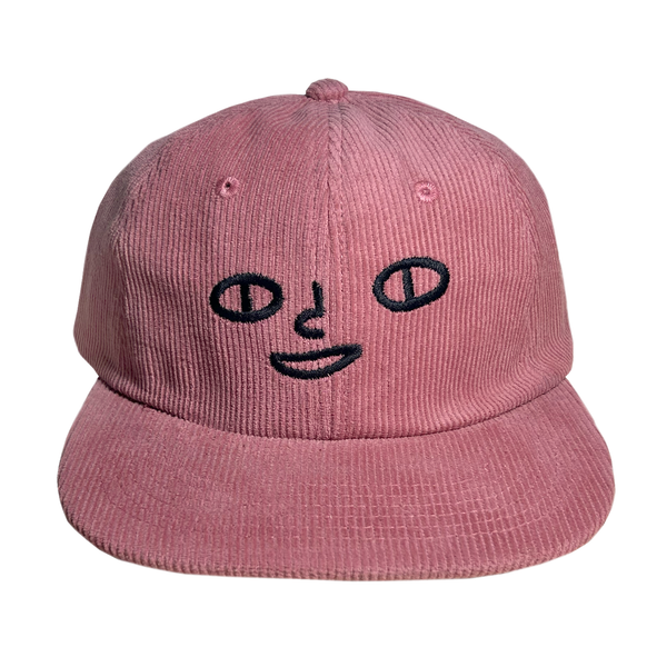 catman face corduroy cap