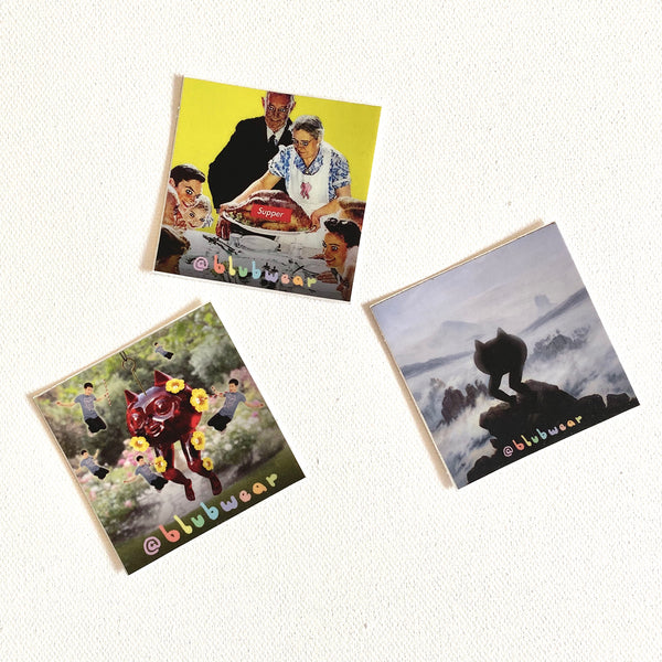 blubwear art history stickers